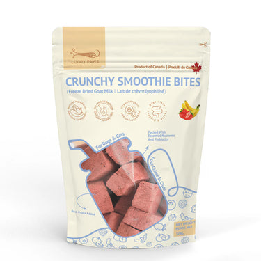 Loopy Paws - Crunchy Smoothie Bites - Strawberry Banana